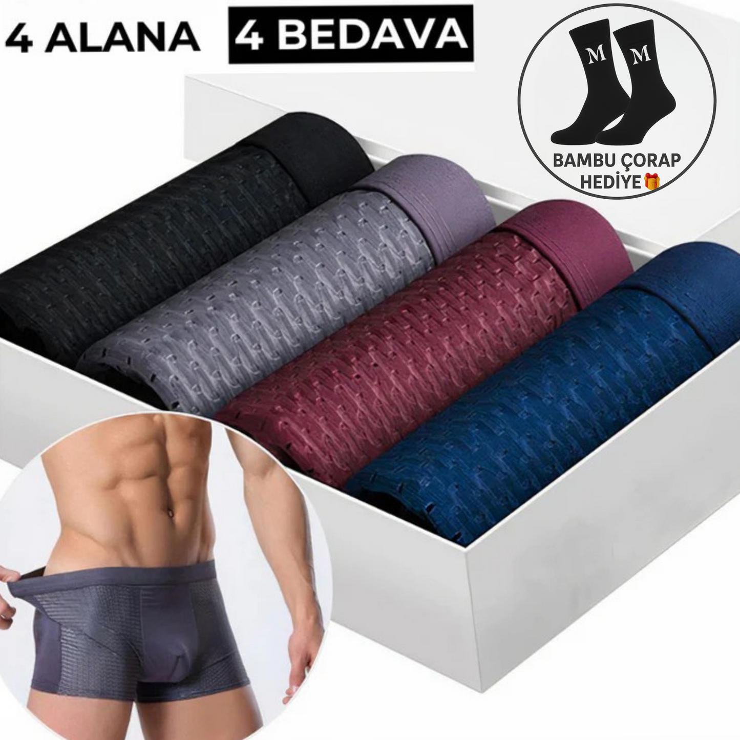 Menvo™  Premium Fiber Boxer Şort